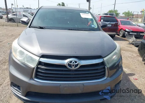 2016 Toyota Highlander Le V6 from USA, damaged, VIN 5TDZKRFH0GS177710